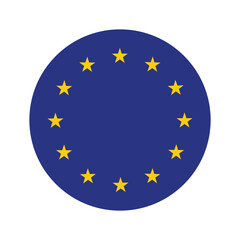 Europe flag union ,Standard flag icon Europe vector logo template