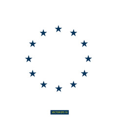 Europe flag union ,Standard flag icon Europe vector logo template