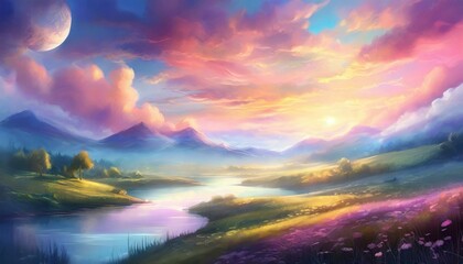 Fototapeta premium wedding background. A pastel background with blurred light and shimmering highlights