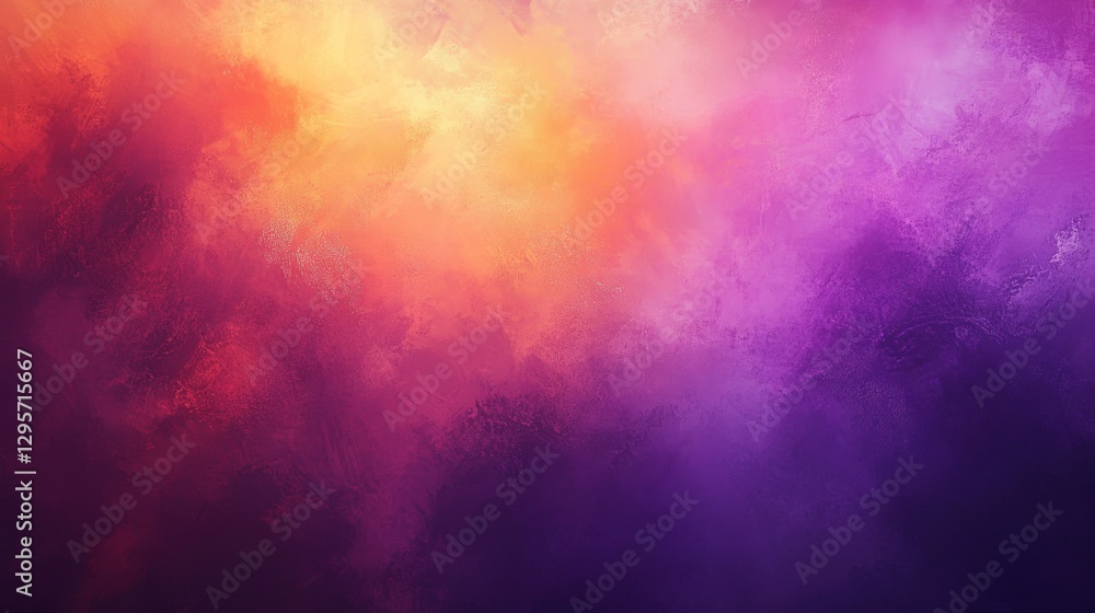 Poster vibrant canvas of shifting hues in pulsating colors and light