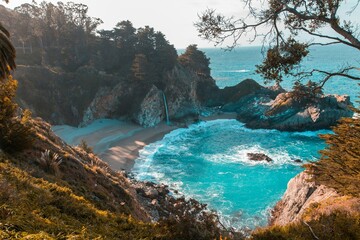 view of the sea from the sea