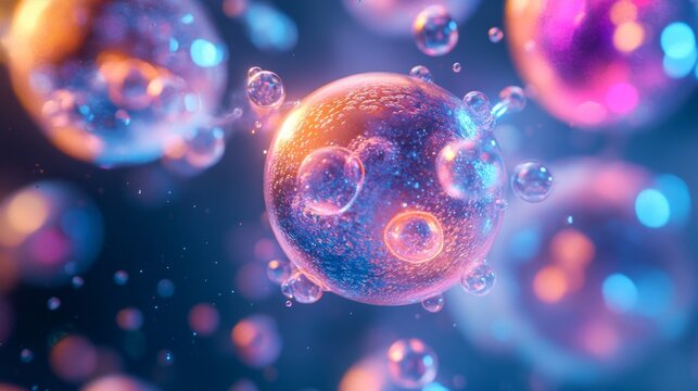 Close-up View of Superoxide Dismutase Enzymes in Action