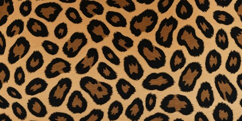 "Leopard Print &ndash; Realistic Fur Texture with Bold Spots"