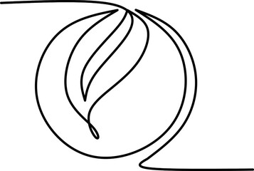 Sourdough bread lineart drawing vector,sourdough outline vector on white background,sourdough bread vector illustration 