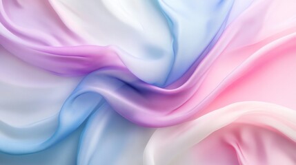 Fototapeta premium Dreamy Abstract Fabric Backdrop with Soft Gradient Colors
