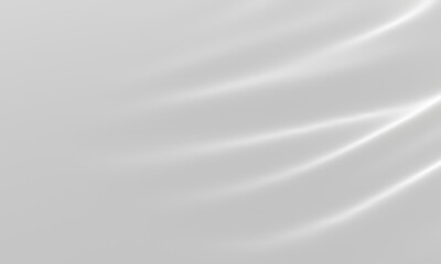 Obraz premium Abstract Wavy cloth background. White ripple