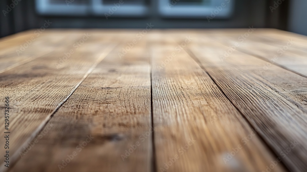 Leinwandbilder close up of a rustic wooden table surface highlighting beautiful textures and natural grain patterns