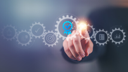 best quality assurance concept for product assurance , standard quality, ISO ,product Certification ,Inspection of quality and standards of the organization ,Industry Certification, Guarantee