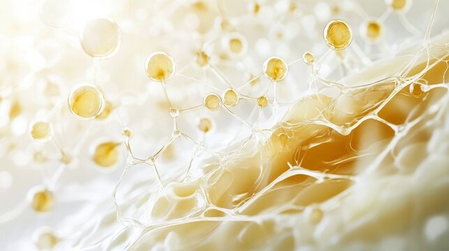 Futuristic Visual of Candelilla Wax Forming Abstract Structure