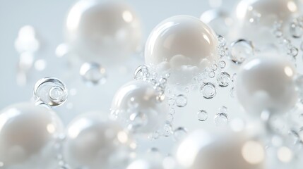 Fototapeta premium Highly Detailed Shot of Urea Molecules for Hydrating Applications