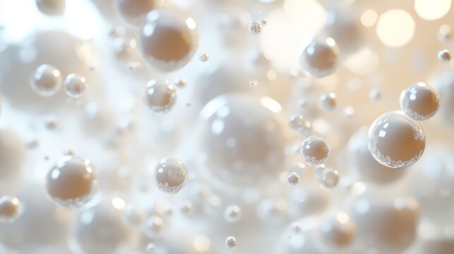 Highly Detailed Shot of Urea Molecules for Hydrating Effects