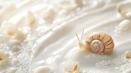 Luxurious Snail Mucin Droplets with Delicate Creamy Texture