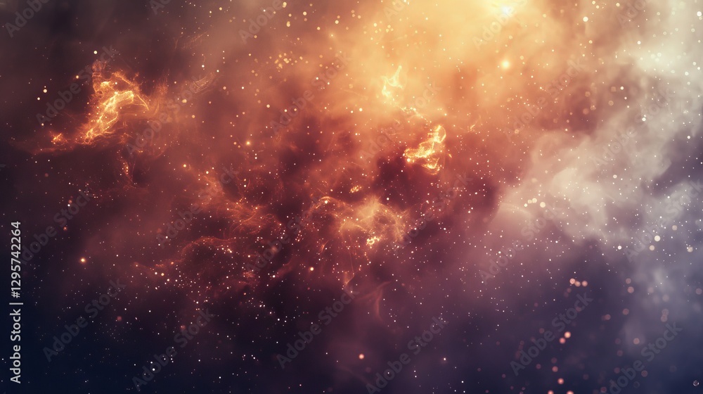 Poster evocative smoke and dust effect overlays for digital photography and design, featuring artistic hazy