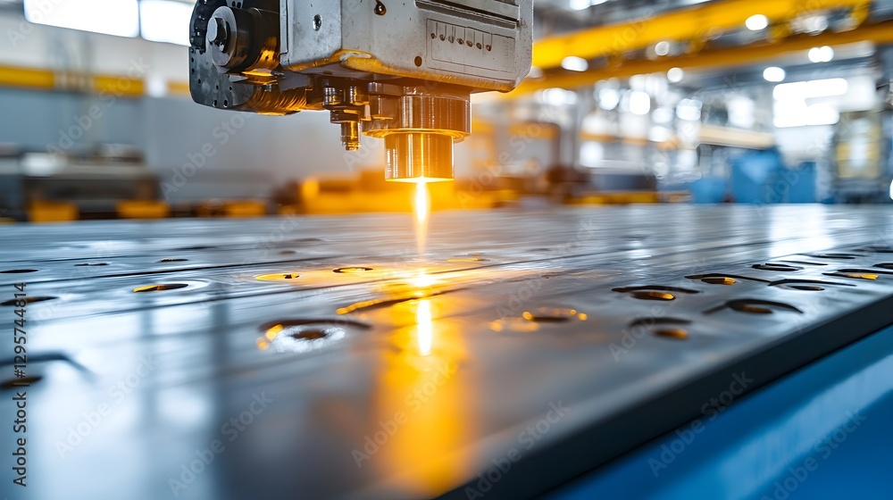 Aufkleber permanent metal molds used for repeatable and precise metal casting processes in an industrial manuf