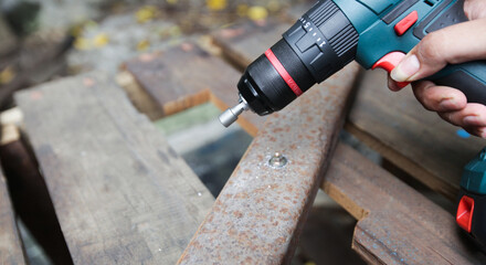 Cordless Impact Wrench Machine
