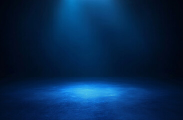 Fototapeta premium Dark blue background, simple and clean, with small scratches at the bottom of the screen. The entire scene is dark blue in color, creating an atmosphere that feels mysterious or ancient