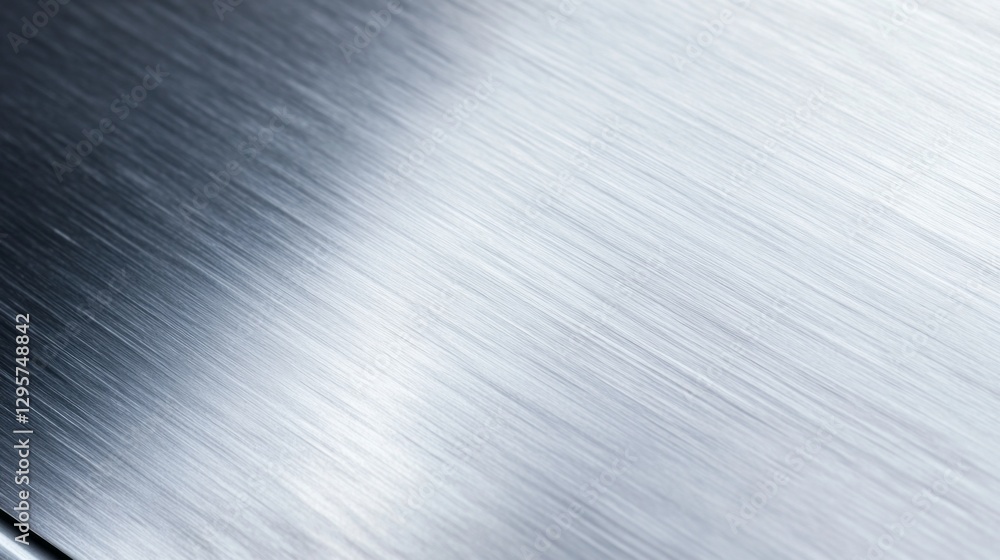Poster a smooth metallic surface exhibits a stunning gradient, capturing soft reflections and intricate tex