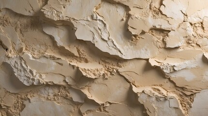 Fototapeta premium Rustic Textured Wall Background | Cracked Plaster, Weathered Surface & Earthy Tones | Vintage, Artistic, and Natural Patterns for Wallpaper, Template, Slide, or PowerPoint Design