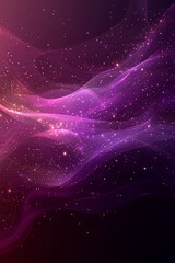 Fototapeta premium A purple and pink abstract background with stars and swirls