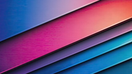 Fototapeta premium Abstract vibrant layered diagonal colors