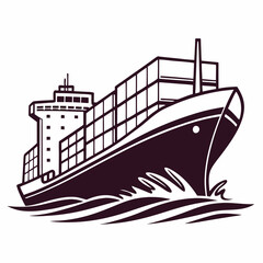 Obraz premium cargo ship