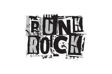 This is a Punk Rock vector art design