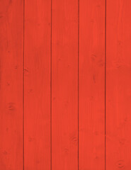 Obraz premium Vertikale Holzbretter mit roter Farbe