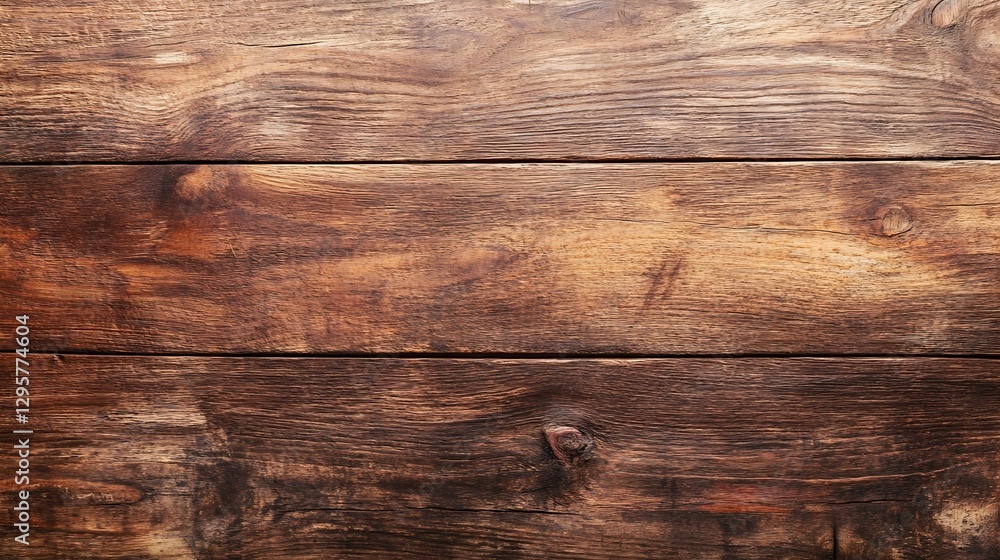 Aufkleber Rustic Wooden Surface Close Up Ideal for Backgrounds and Texture in Design Projects : Generative AI
