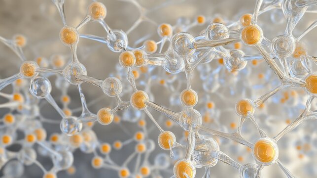 Abstract Representation of Sodium PCA Molecules in Detailed Visualization
