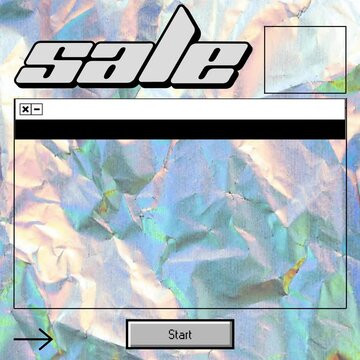 y2k background retro video