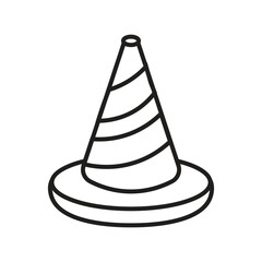 Road Traffic Cone Icon