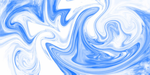 Blue marble texture and background for wedding card, cover, web design. Liquify Abstract Pattern with white. Abstract texture of liquid acrylic. colorful shiny gradient Design Projects and Text.