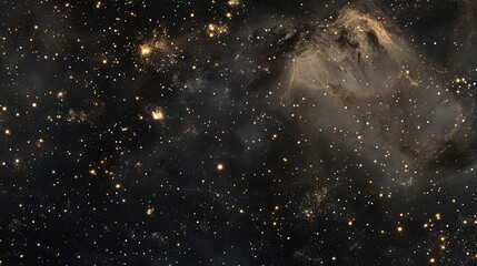 Fototapeta premium Stunning Astronomical View of Deep Space Filled with Twinkling Stars and Cosmic Dust in a Vast Universe