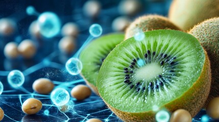 Pyrroloquinoline Quinone in Fermented Soybeans and Kiwi Slices