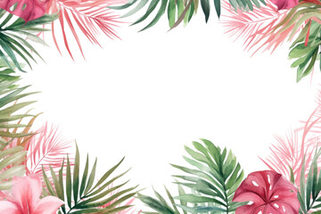 Obraz premium PNG Palm spring painting pattern nature.