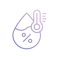 Humidity vector icon 