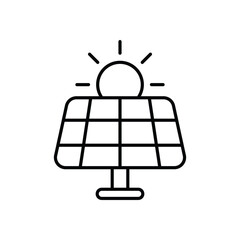 Solar Panel vector icon