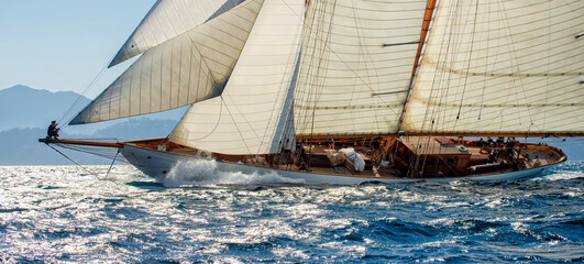 Sailing yacht regatta. Yachting. Sailing   © Alvov