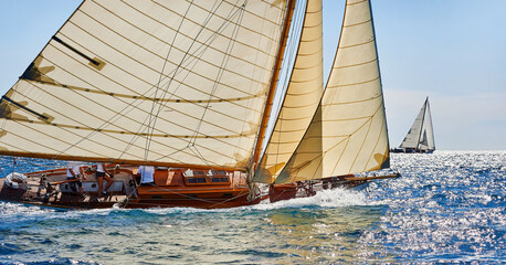 Sailing yacht regatta. Yachting. Sailing  © Alvov