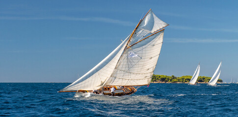 Sailing yacht race. Yachting. Sailing. Regatta   © Alvov