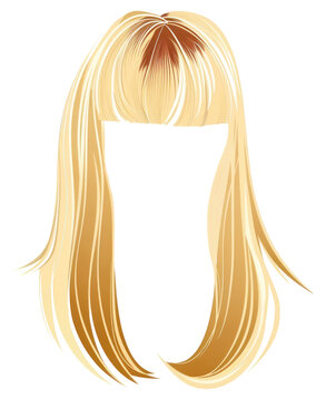 Hairstyle portrait blonde adult.