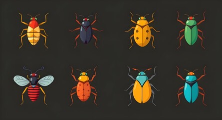 set of insects