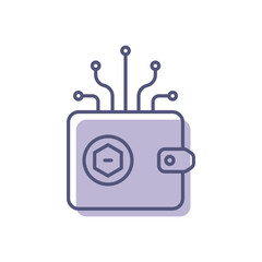 Digital Wallet Vector icon