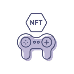 Nft Game Asset Vector icon