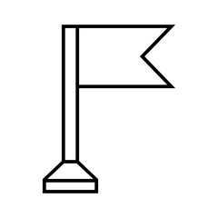 Navigation icon vector. Trip illustration sign. Location symbol. Pin logo.