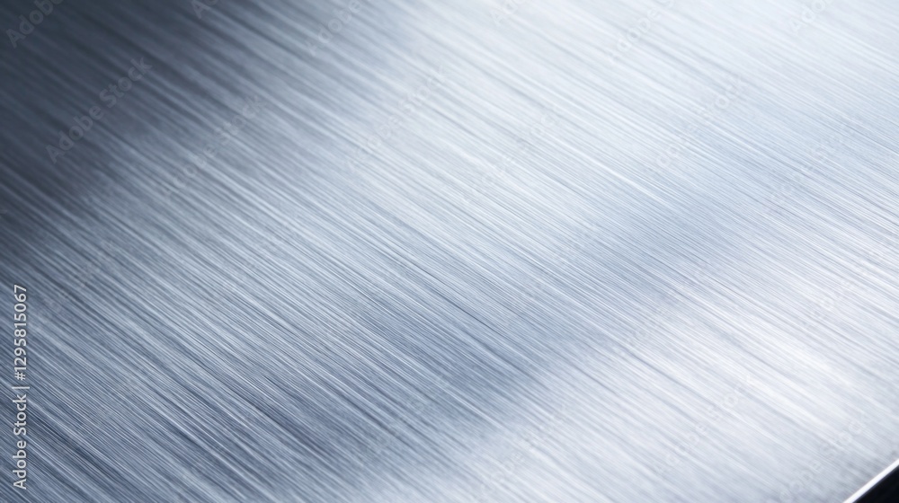 Poster a stunning close-up of a brushed metal surface showcases intricate patterns and plays with light, re