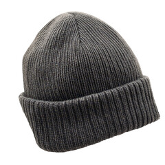 Stylish Grey Knit Beanie - Cozy Winter Accessory