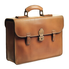 Vintage Leather Briefcase - Classic Brown Business Bag