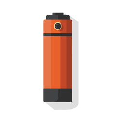 Simple flat 2D illustration of cylinder isolated on a white background, Ai design, flat 2D design