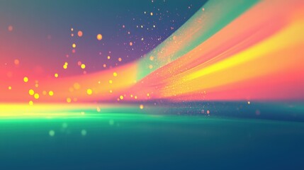 abstract background with golden bokeh lights and a smooth gradient in green and yellow tones high detail soft gradients minimalistic design modern elegant style warm highlights